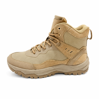 Chaussures de randonnée en plein air avec embout renforcé, semelle intermédiaire en EVA, soutien de la voûte plantaire, semelle extérieure en caoutchouc antidérapante, boucle métallique, lacets tissés respirants