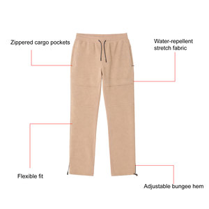 <span class=keywords><strong>Pantaloni</strong></span> Cargo Leggeri <span class=keywords><strong>Idrorepellenti</strong></span> da Uomo con Coulisse Regolabile in Vita, Orlo Elasticizzato e Tasche con Cerniera, Joggers Streetwear - Product Image 6