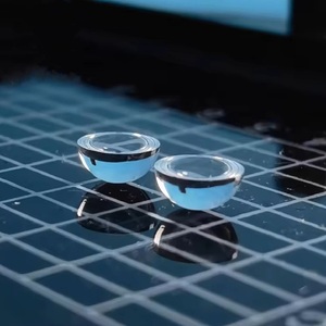 Lente Esférica <span class=keywords><strong>Plano</strong></span>-Convexa de Vidrio Óptico K9 de Alta Precisión, Personalizable, OEM, Patrón de Media Esfera - Product Image 2