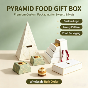 Support Low MOQ Cake Box Premium Cardboard Dessert Box with Compartments for <strong>Assorted</strong> Sweets <strong>Chocolates</strong> - Product Image 2