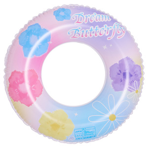 Flotador Inflable Romántico con Diseño Floral, Acolchado en la Zona de las Axilas, para Niñas, para Uso en Piscinas y Parques Acuáticos - Product Image 5