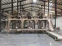 Ligne de production d'emballage entièrement verticale et automatique pour le remplissage volumétrique de sel, céréales, café sec, aliments surgelés, et le scellage de sachets en plastique ou en papier