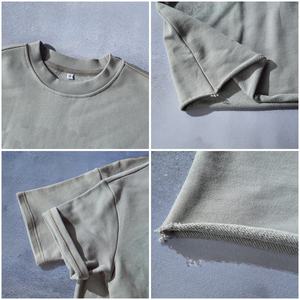 TKAN 131 Logo personnalisé t-shirt poids lourd 280 grammes éponge française Streetwear graphique t-shirts surdimensionnés Boxy T-shirts pour Mans - Product Image 4