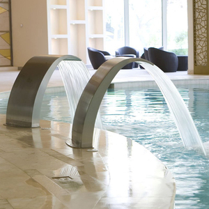 Ducha LED en Cascada de Acero Inoxidable de Grado Hotelero Water Faery para Piscinas de Lujo, Spas y Resorts - Product Image 3