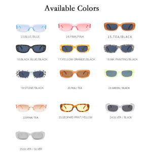 Offre Spéciale Prêt <span class=keywords><strong>Stock</strong></span> Rond Petit Carré Ovale Cadre Rétro À La Mode Lunettes De Soleil Pour Homme Et Femme - Product Image 6