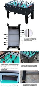 Tables <span class=keywords><strong>de</strong></span> football professionnelles <span class=keywords><strong>de</strong></span> qualité supérieure avec pieds en bois massif, <span class=keywords><strong>table</strong></span> <span class=keywords><strong>de</strong></span> baby-foot <span class=keywords><strong>de</strong></span> compétition, plateau <span class=keywords><strong>de</strong></span> jeu en MDF <span class=keywords><strong>de</strong></span> 18 mm, chrome plaqué creux - Product Image 3