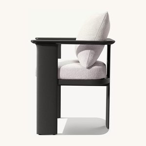 Ensemble de salle à manger d'extérieur en aluminium, chaises et table de jardin pour hôtel et terrasse - Product Image 4