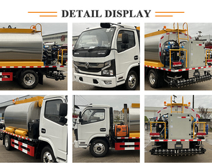 DongFeng 4x2 6000L Asphalt <b>Bitumen</b> Distributor Truck with Pump Smart Sprayer High Efficiency 1 Year Warranty - Product Image 3