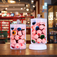 Fabrieksdirecte verkoop Halal 5D oogballen groothandel op maat gemaakte fruitige gummies snoepjes oogballen gummies OEM ODM