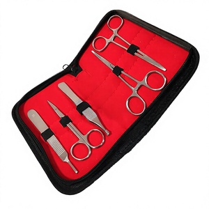 Ensemble d'instruments de pratique de suture manuelle en acier inoxydable de qualité supérieure, instruments chirurgicaux médicaux pour étudiants, classe I, 5 ans - Product Image 2