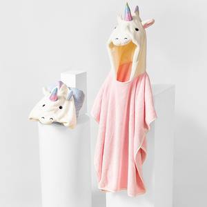 Serviettes <span class=keywords><strong>de</strong></span> <span class=keywords><strong>bain</strong></span> à capuche <span class=keywords><strong>licorne</strong></span> pour bébé, douces et absorbantes, serviette <span class=keywords><strong>de</strong></span> plage <span class=keywords><strong>poncho</strong></span> pour enfants <span class=keywords><strong>de</strong></span> 0 à 6 ans, filles et garçons - Product Image 1