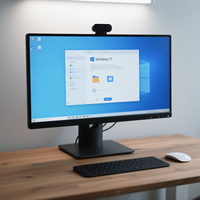 Nouvel ordinateur tout-en-un avec écran LCD de 23,8 pouces, processeur Intel I3/I5/I7, ordinateur de jeu DIY, utilisation professionnelle avec ports USB, stockage SSD+HDD