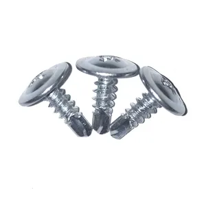 Hot Sale Factory Directly Sell Self Drill Screw Zinc Plated Wafer Head Self Drilling Screw Tek