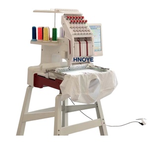 Machine à broder informatisée à tête unique 12 aiguilles 1200 tr/min pour casquettes, t-shirts et broderie plate - Product Image 6