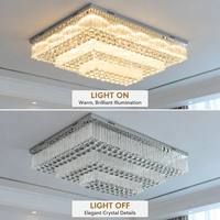 Lustres en cristal de luxe sur mesure, design élégant, grand cercle, pour plafond