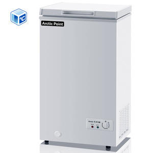 Congélateur <span class=keywords><strong>coffre</strong></span> mince écologique Congélateur <span class=keywords><strong>coffre</strong></span> commercial <span class=keywords><strong>100L</strong></span> Acier inoxydable Couvercle verrouillable pour épicerie alimentation surgelée en vrac - Product Image 5