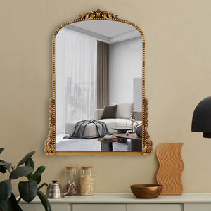 Ý cổ điển thời trang tường trang trí bằng gỗ Hoàng Gia vàng sang trọng Tay Chạm Khắc Gỗ Tếch gỗ khung gương - Product Image 6