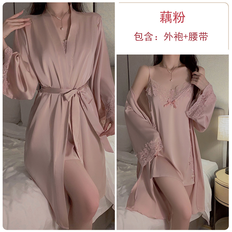Amidon de racine de lotus - robe extérieure + ceinture