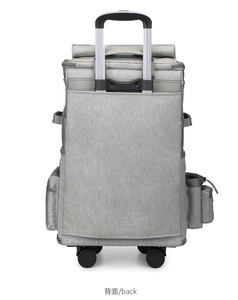 Nouvellement conception 4 roues chariots <span class=keywords><strong>pour</strong></span> animaux de compagnie <span class=keywords><strong>chien</strong></span> chat sac facile à marcher pliant transporteur de voyage chariot <span class=keywords><strong>poussette</strong></span> <span class=keywords><strong>pour</strong></span> animaux de compagnie <span class=keywords><strong>pour</strong></span> petits chiens chats - Product Image 4