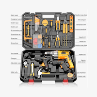 Nouvelle boîte de rangement d'outils de chantier en plastique rigide et résistant, prix bas, ensemble d'outils électriques combinés, perceuse électrique