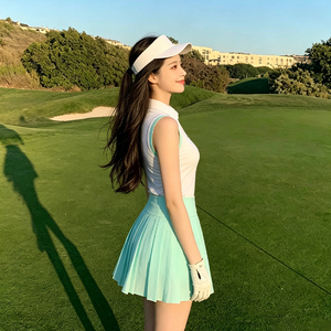 Ready-to-Wear Golf Women's Sleeveless Sports Outfit With <strong>Stretch</strong>, Quick-Drying and Breathable High-Quality <strong>Skirt</strong> - Product Image 2