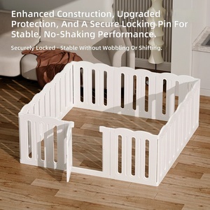 Corral para Perros, Cerca Interior Anti-Escape, Jaula para Mascotas con Puerta y Paneles para Perros Pequeños y Medianos, Fácil de Montar, Venta al Por Mayor, OEM, Personalizado - Product Image 3
