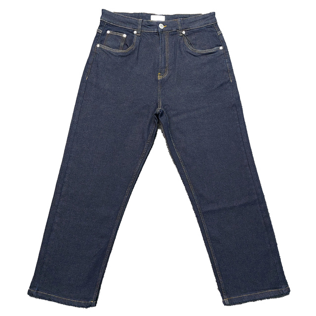 Wholesale Plus Size Comfortable Washed Men's Denim Jeans Custom Design Fashionable Slim Fit Casual Breathable Straight High