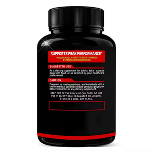 Suplemento de Polvo de Raíz de Maca OEM/ODM para Hombres, Suplementos Herbales Negros, Rojos y Amarillos, Cápsulas de Maca, Apoyo Energético - Product Image 6
