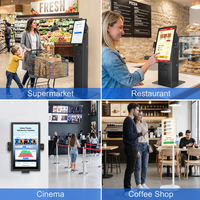 Kiosco de Autoservicio de 21, 24, 27 y 32 Pulgadas para Supermercados, Terminal de Pago con Pantalla Táctil