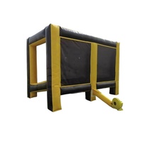 Blaster gonflable commercial d'air de boulet de canon/jeux gonflables de sport de tir de pistolet pour des enfants et des adultes