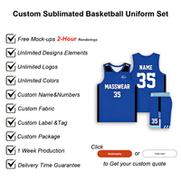 Uniformes de Baloncesto Personalizados para Niños, Conjunto Azul para el Día del Partido, Equipación Escolar, Academia Juvenil, Lista para Usar