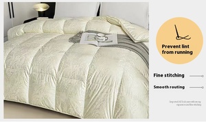 Piumini ad alta densità <span class=keywords><strong>di</strong></span> conteggio 90 piumini <span class=keywords><strong>di</strong></span> lusso <span class=keywords><strong>piumino</strong></span> d'oca Jacquard con trapunte invernali ispessite coperta stampata Edredones - Product Image 5