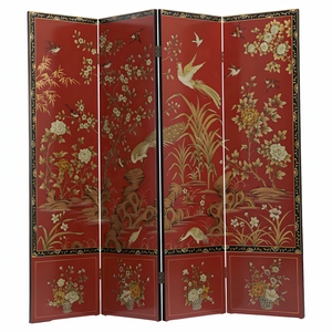 Divisori per Stanze Sationscreens in Legno Massello, Paravento Tradizionale Pieghevole per Soggiorno e Camera da Letto, Modello Antico 35412 - Product Image 4