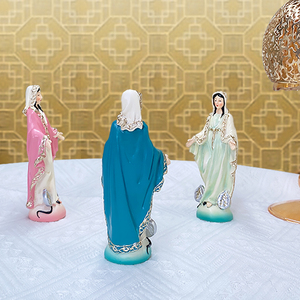 SYL OEM patung Perawan <span class=keywords><strong>Mary</strong></span> <span class=keywords><strong>Resin</strong></span> baru patung religius Meksiko patung Gereja hadiah kerajinan <span class=keywords><strong>resin</strong></span> dekorasi rumah - Product Image 3