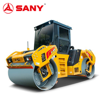 Rouleau compresseur tandem SANY de 3 tonnes avec vibration haute fréquence de 67 Hz pour le compactage de l'asphalte