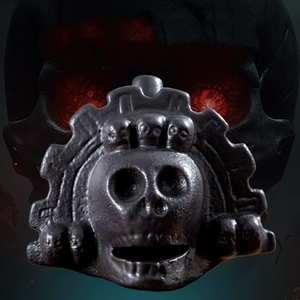 Silbato de la Muerte con Calendario Azteca Vintage, Escultura Multicalavera, Ruido de Grito Fantasmal, para Regalo de Halloween, Juguete Novedoso para el Hogar - Product Image 4