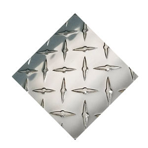 Embossed <b>Stainless</b> <b>Steel</b> <b>Sheet</b> 6mm 8mm Ss304 316 410 430 Decorative Antiskid Checkered Floor Plate - Product Image 4
