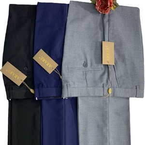 Pantaloni <span class=keywords><strong>ARARE</strong></span> di Alta Gamma per Uomo, Eleganti e Slim-fit, Senza Stiratura, Neri, per Abiti Formali e Professionali, Stile Internazionale - Product Image 4