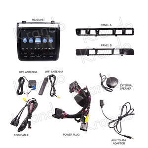 <span class=keywords><strong>Autoradio</strong></span> Android Krando Qualcomm 8,8 pouces pour VW Volkswagen <span class=keywords><strong>Touareg</strong></span> 2011 - 2017 Navigation GPS Écran stéréo CarPlay sans fil - Product Image 1