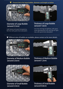 EPACK Film à bulles d'air universel économique et écologique léger en PE et HDPE, rouleau de protection des bords - Product Image 3