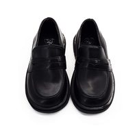 Chaussures habillées Mary Jane classiques noires en PU, antidérapantes, légères et respirantes pour filles, avec détails cousus pour uniforme scolaire formel