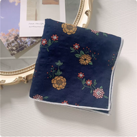 Leuke nieuwe stijl zachte bloemenkatoenen vierkante bandana creatieve multifunctionele hoofddoek voor dagelijkse outfits Vibe Photography Wedding