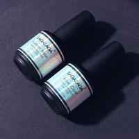 Base de vernis à ongles en gel UV/LED 15 ml, effet caoutchouc, forte adhérence, longue tenue, marque privée, logo personnalisé, vente en gros pour salons