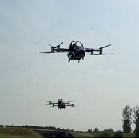 YIVTOL S ZERO Max Lite, véhicule aérien à une place, en fibre de carbone, 55 minutes de vol, capacité de charge de 120 kg, 80 km/h, neuf
