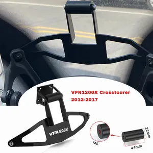 Soporte de Navegación GPS para Motocicleta <span class=keywords><strong>Honda</strong></span> VFR1200X <span class=keywords><strong>Crosstourer</strong></span> VFR 1200X <span class=keywords><strong>1200</strong></span> <span class=keywords><strong>X</strong></span> 2012-2017, Accesorios para Motocicleta, Base de Carga USB para Teléfono - Product Image 1
