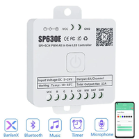 Controlador de Tira de Luces LED SP630E PWM Monocromático CCT RGB RGBW RGBCCT SPI TTL WS2811 WS2812B WS2813 WS2814 WS2815 SK6812 LB1934