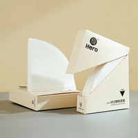 Filtres en papier blanc naturel de qualité alimentaire, papier filtre à café jetable pour café goutte à goutte