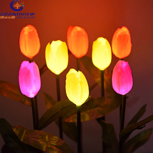 Noel düğün dekorasyon için LED lale çiçek ışık açık IP65 çiçek ışık s - Product Image 4