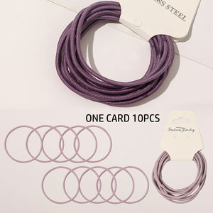 Jiamu-coletero elástico <span class=keywords><strong>para</strong></span> niña y mujer, accesorio <span class=keywords><strong>para</strong></span> el pelo con estilo Simple, precio barato, gran oferta - Product Image 4