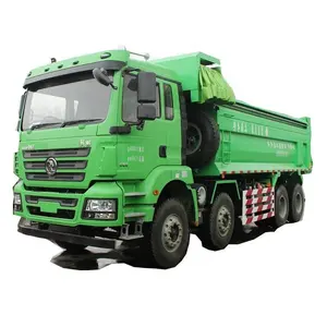 구매 중국 중고 부티크 0 km 새 차 판잣집 델롱 새로운 M3000 350 HP 8X4 6.5m 덤프 트럭